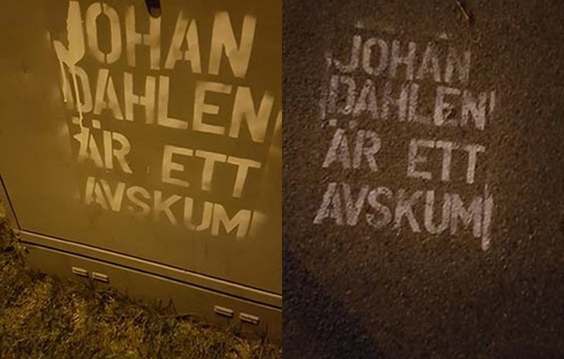 Mensajes dejados a un ejecutivo de la federación de peleteros en Suecia